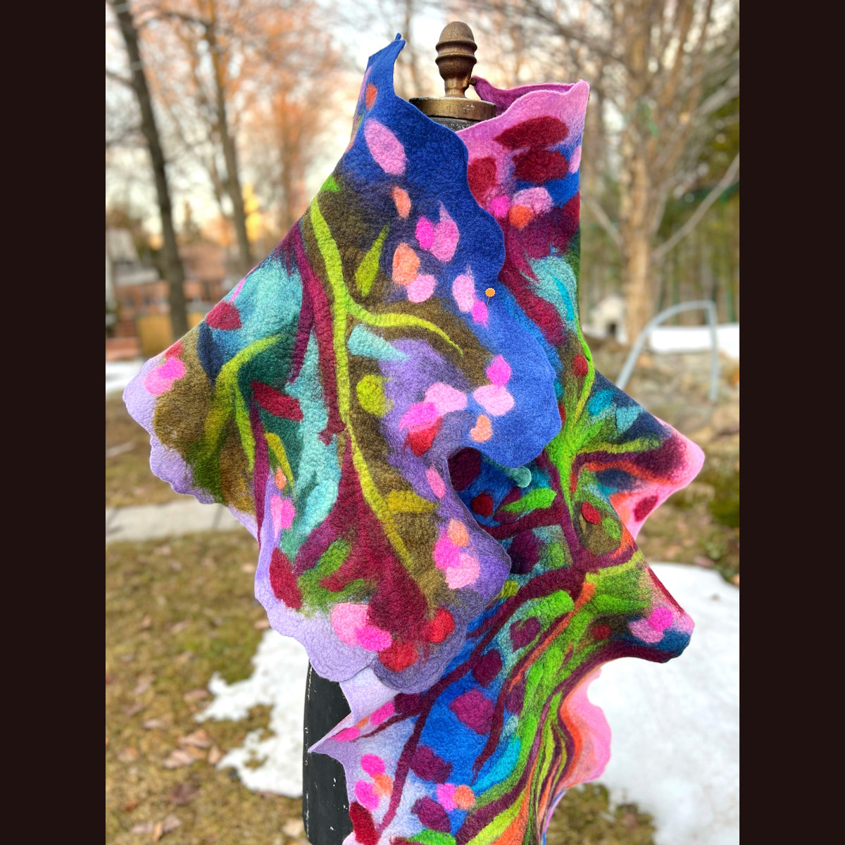 Felted Scarf 76” X 20”