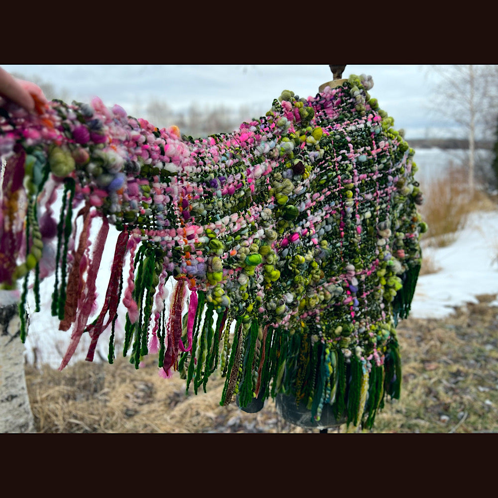 Woven shawl 84” X 37”