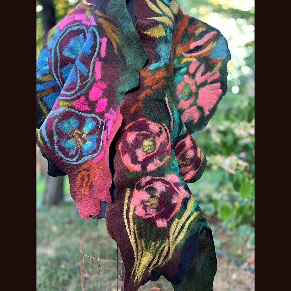 Felted Scarf 80” X 23”
