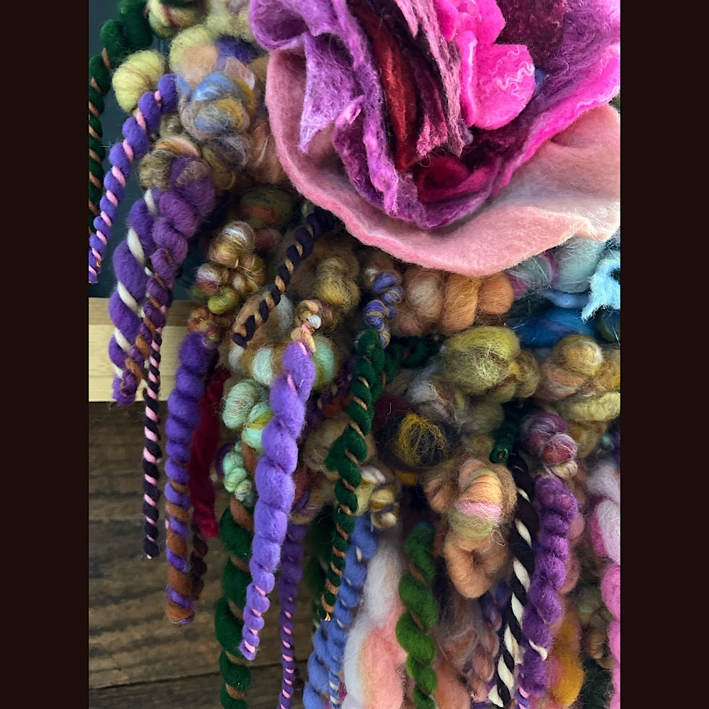 Round woven wall hanger 15” X 20”