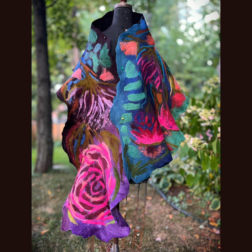 Felted Scarf 86” X 17”