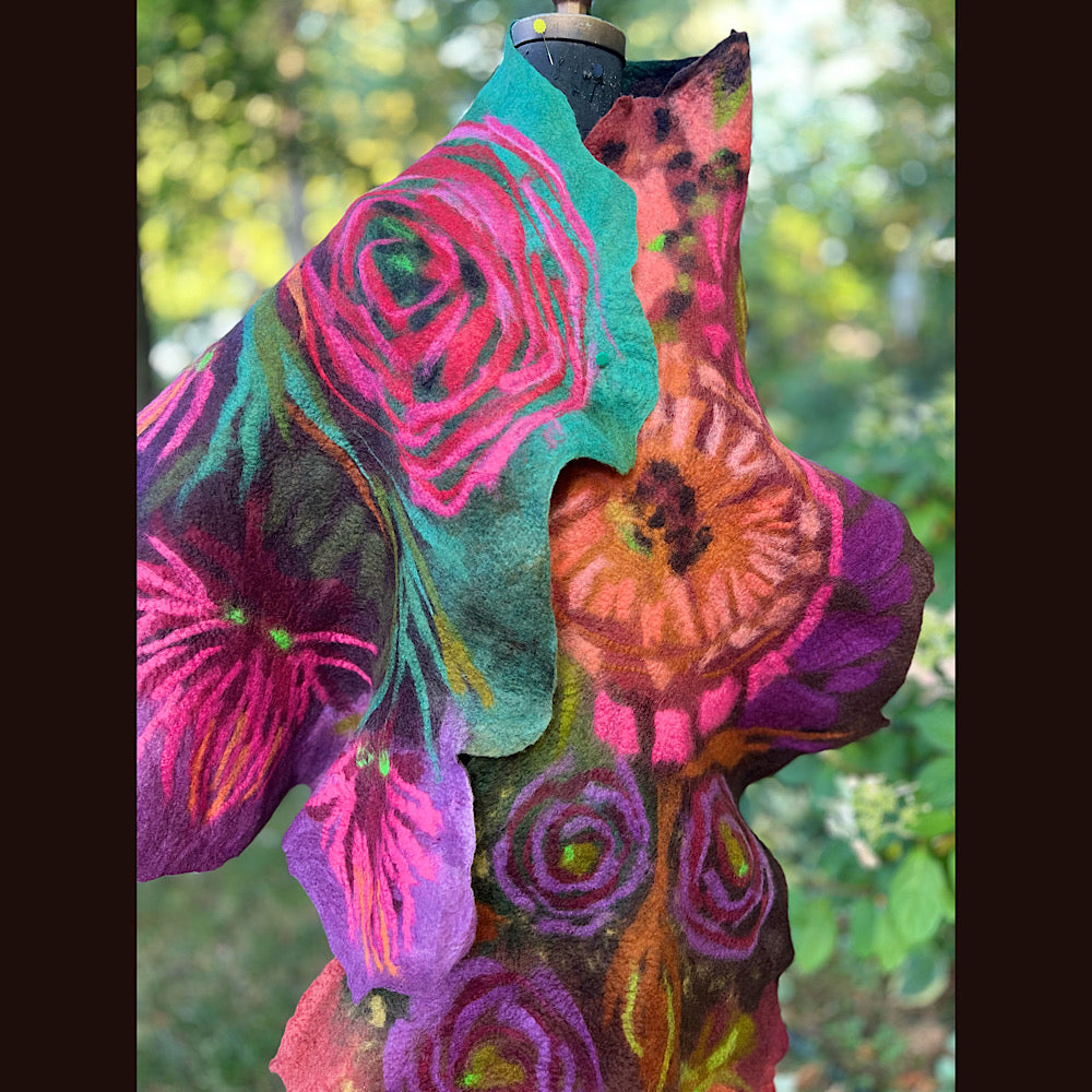 Felted Scarf 80” X 23”