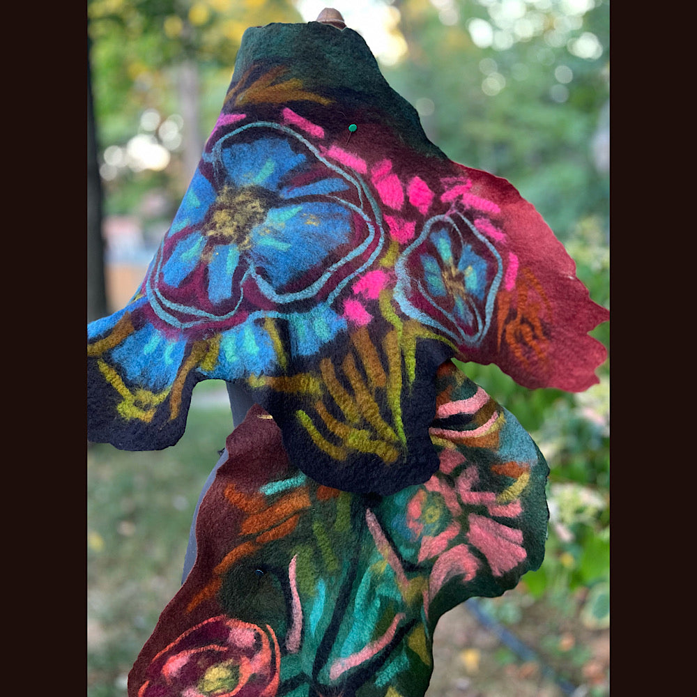 Felted Scarf 80” X 23”