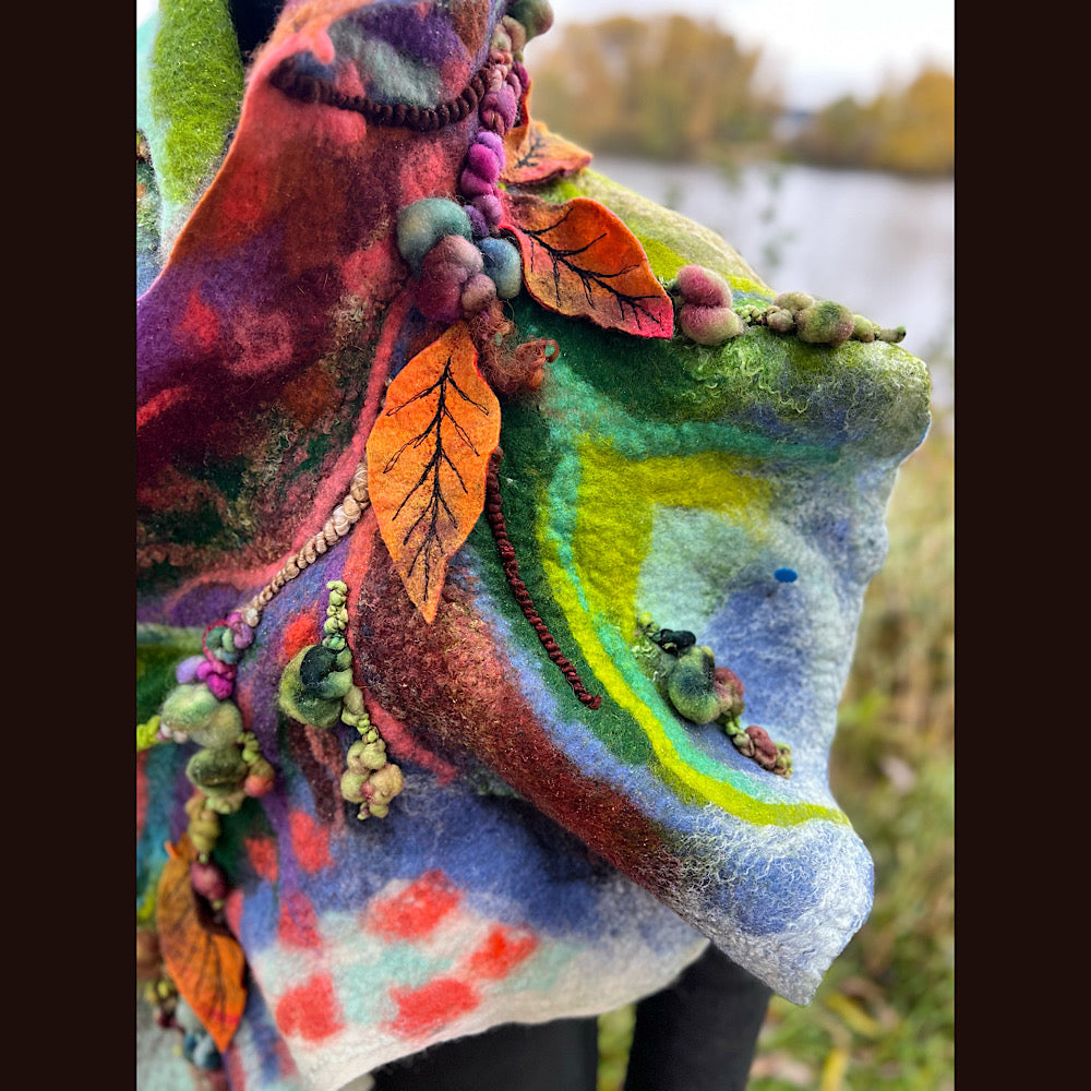 Felted Scarf 68” x 15”