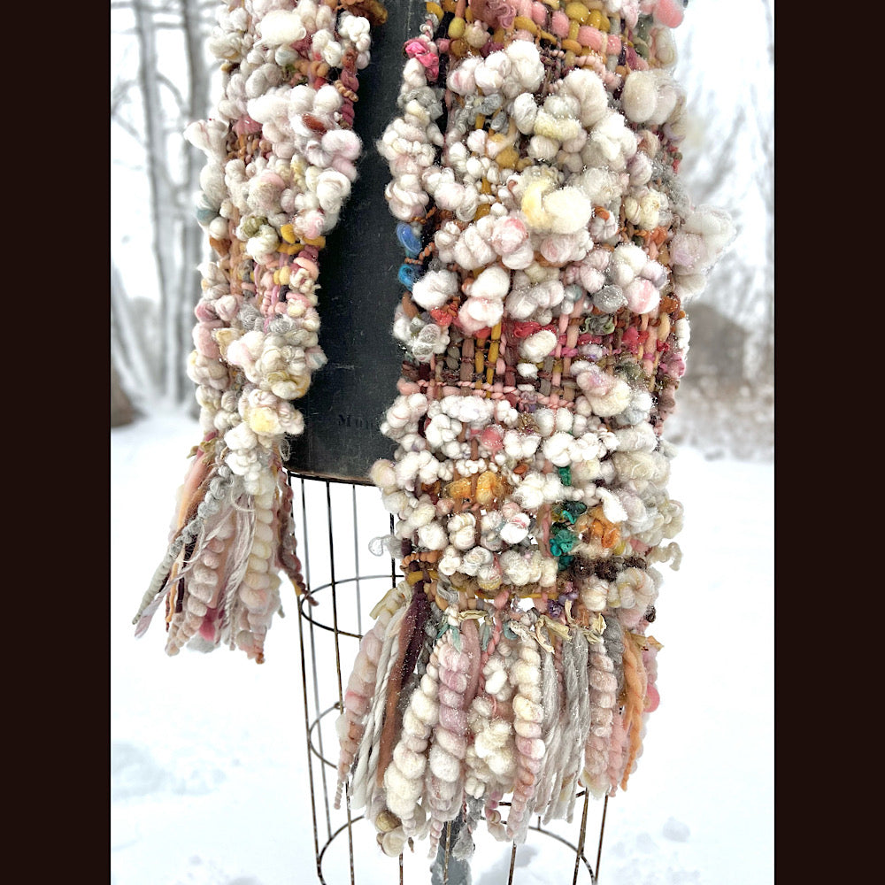 The Golden Rose Scarf 88” X 10”