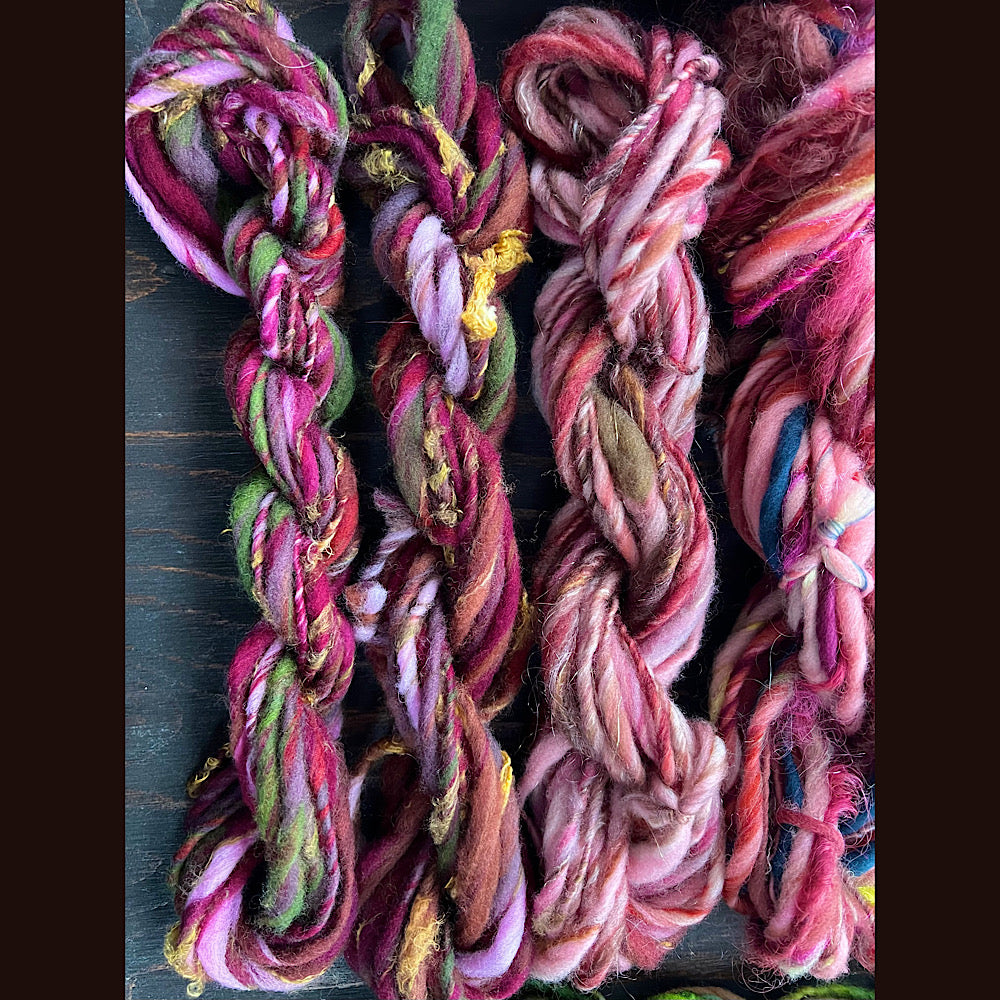 Large lot of art yarn for knitting and crochet  10.8  oz