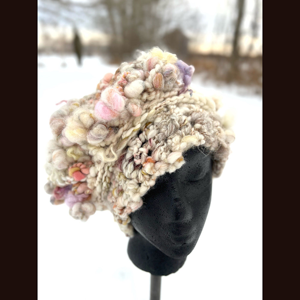 Snow rose toque (on hold)