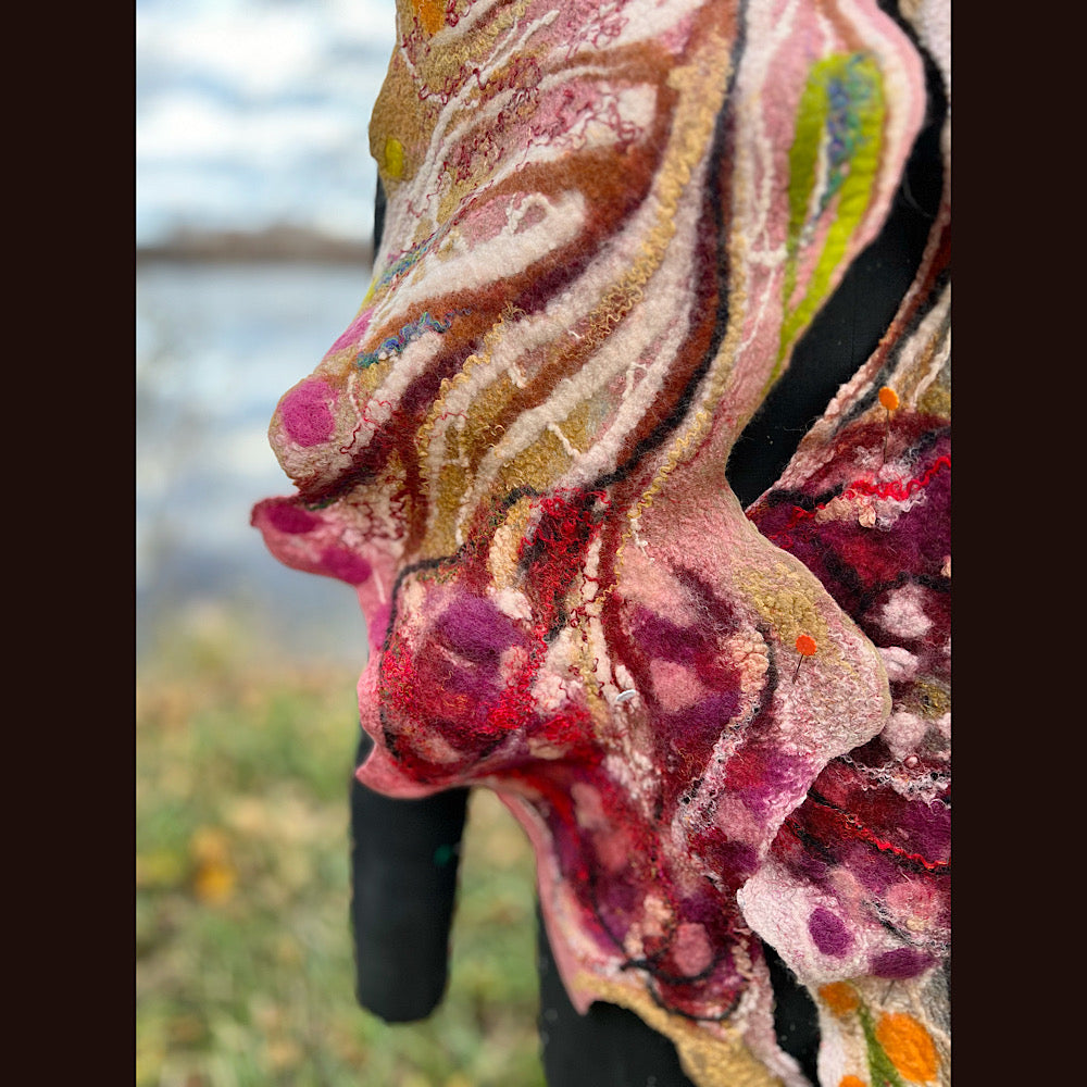 Felted Scarf 82” x 12”