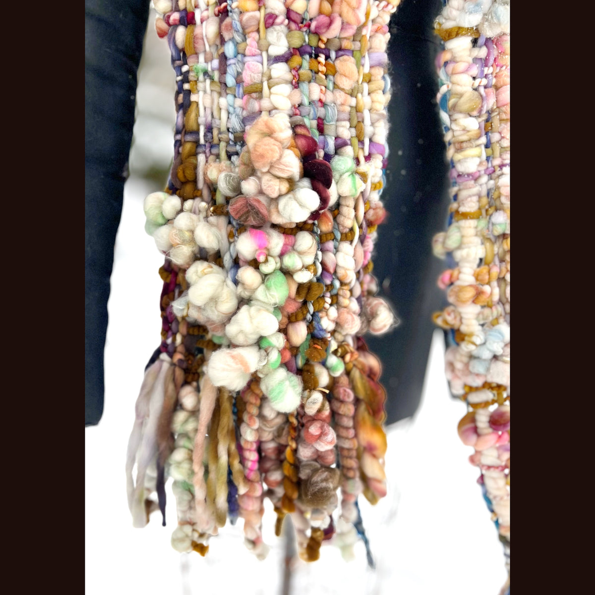 The Golden Rose Scarf 86” X 9”