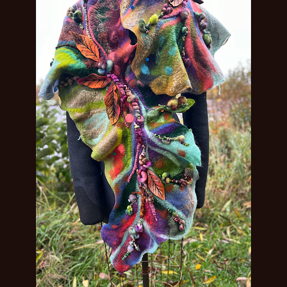 Felted Scarf 68” x 15”