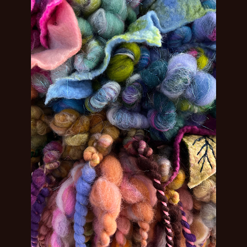 Round woven wall hanger 15” X 20”