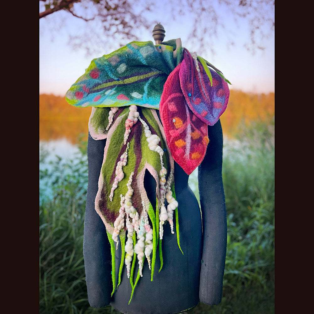 Felted Scarf 62” X 12”