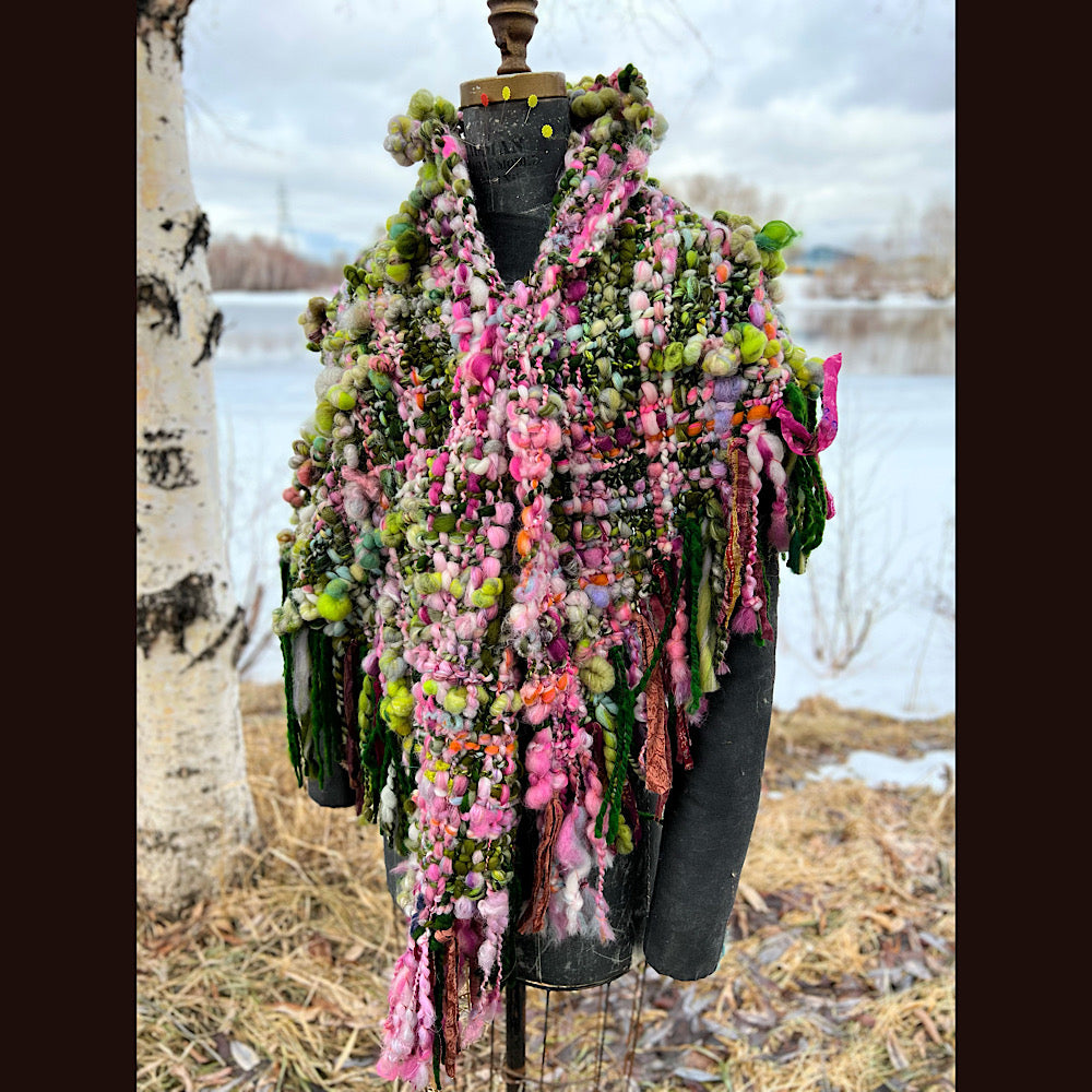 Woven shawl 84” X 37”