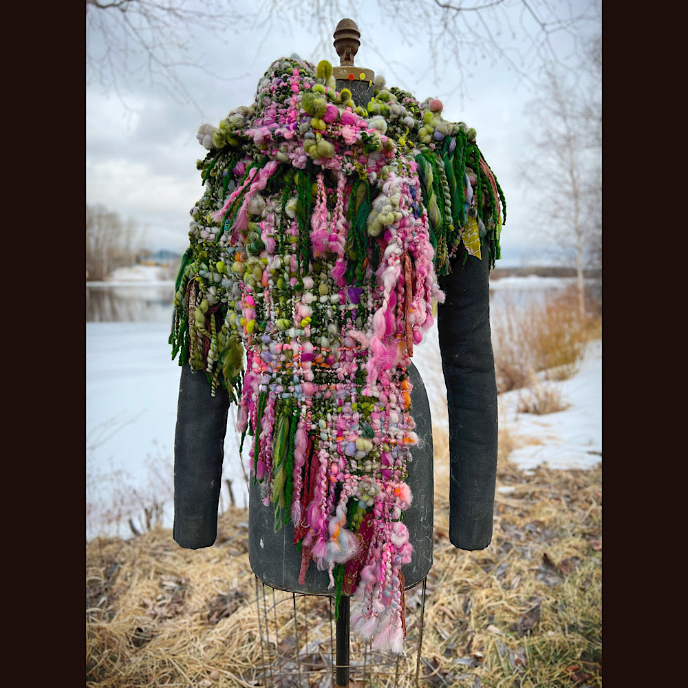 Woven shawl 84” X 37”