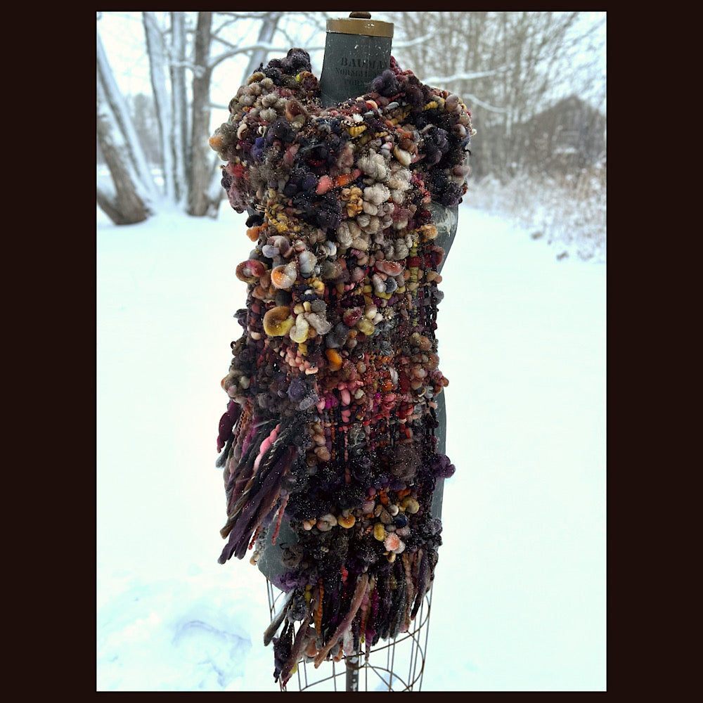 After sunset Scarf 88” X 9”