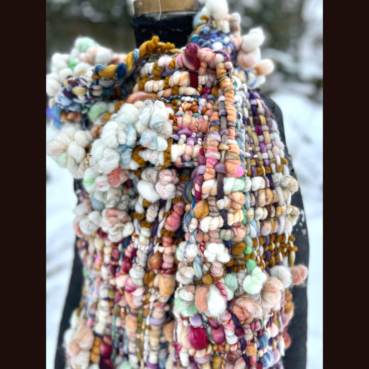 The Golden Rose Scarf 86” X 9”