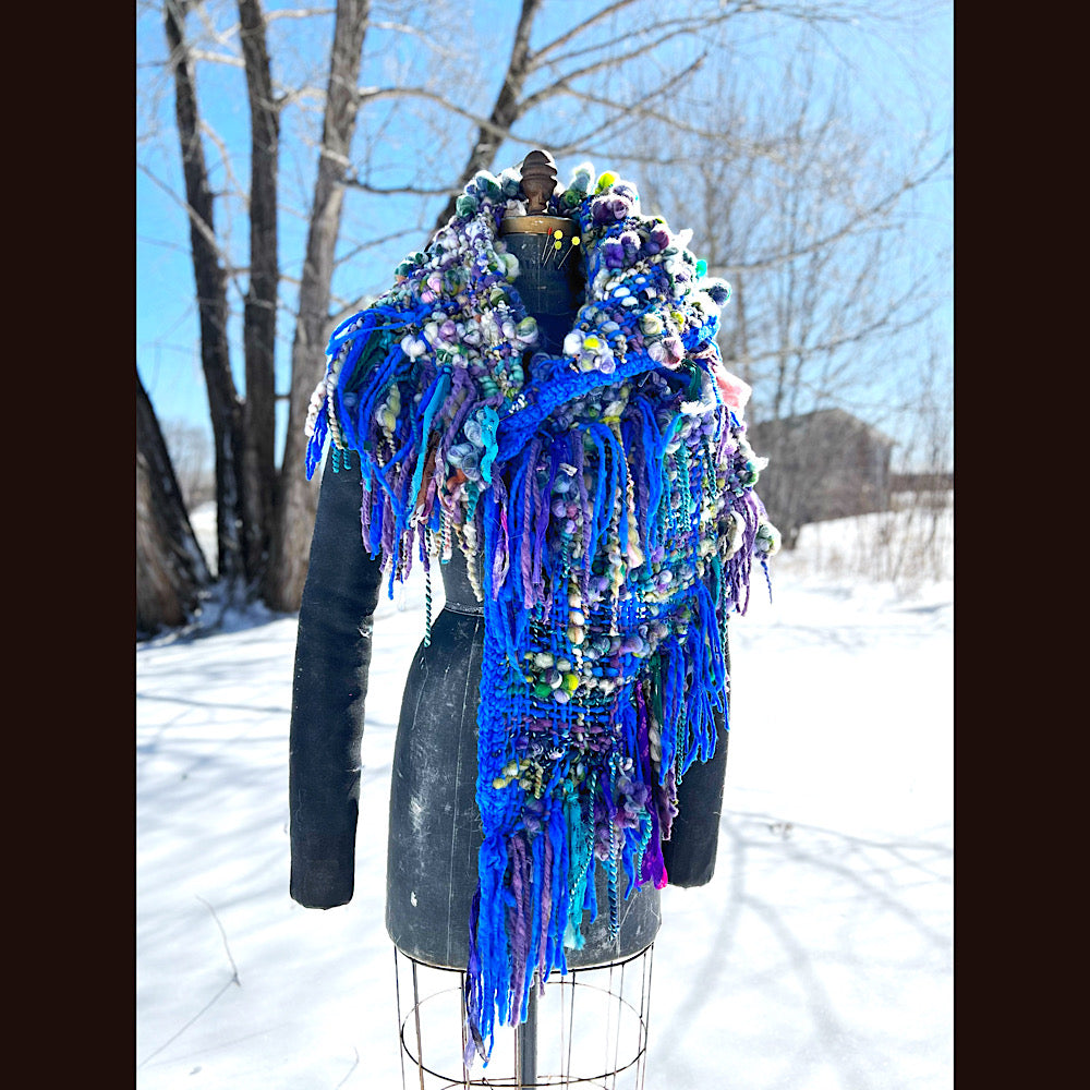 Woven shawl 82” X 37”