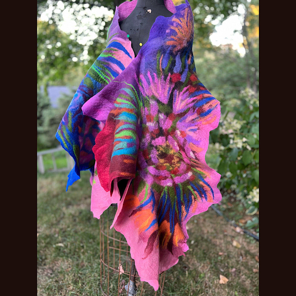 Felted Scarf 85” X 23”
