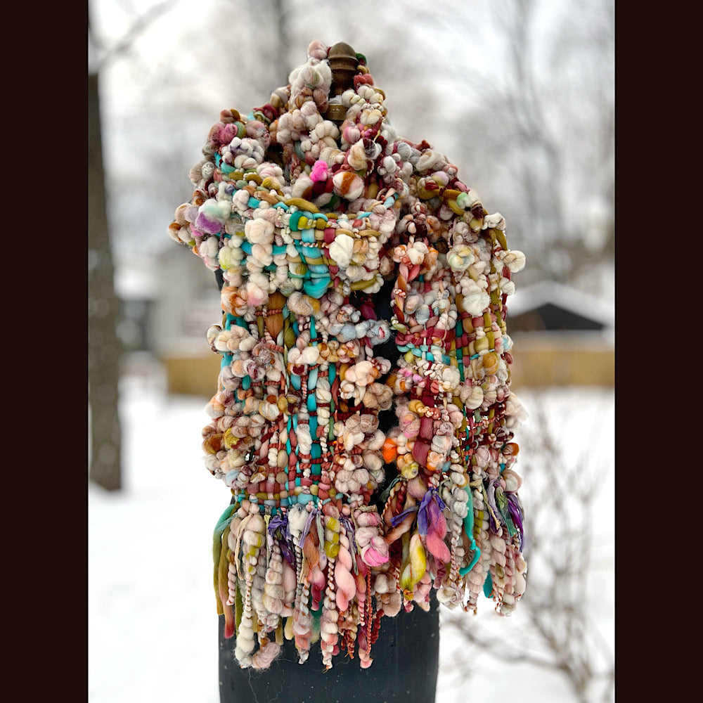 The Golden Rose Scarf 92” X 10”