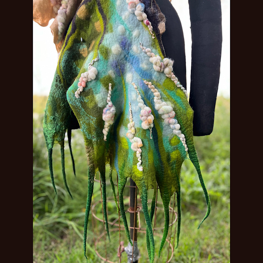 Felted Shawl 90” X 17”