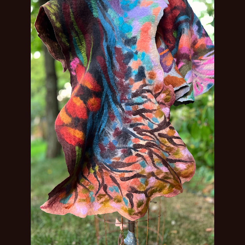 Felted Scarf 80” X 25”