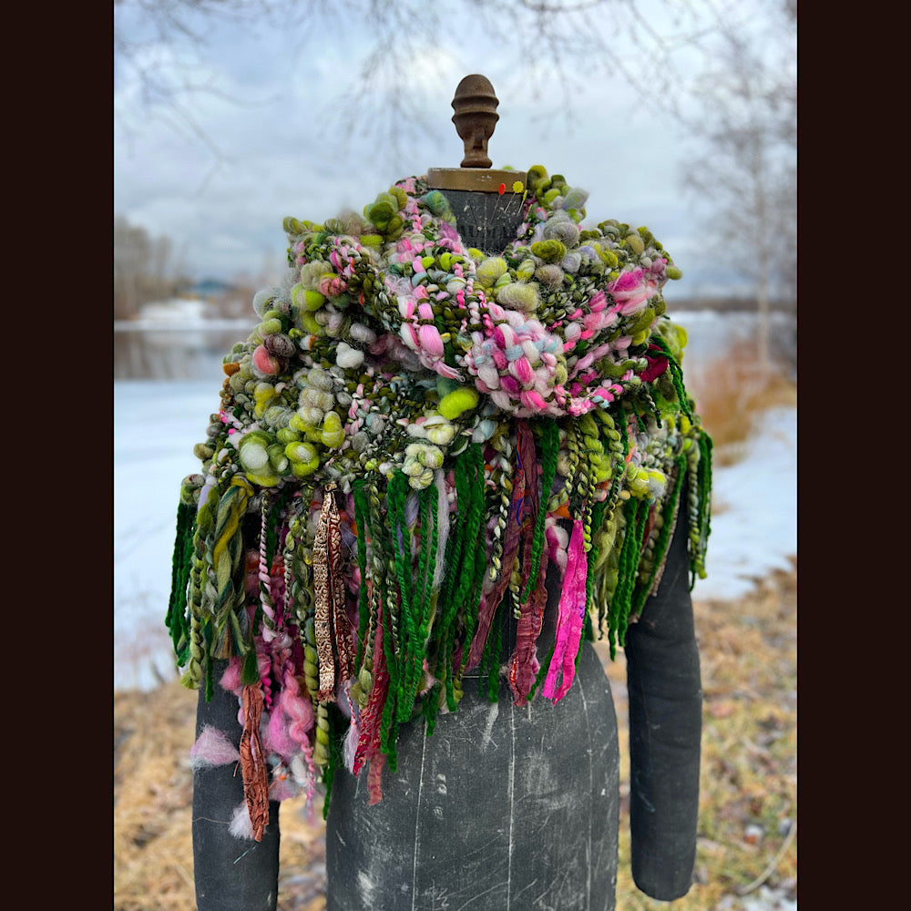 Woven shawl 84” X 37”