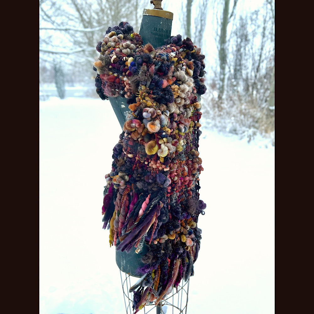 After sunset Scarf 88” X 9”