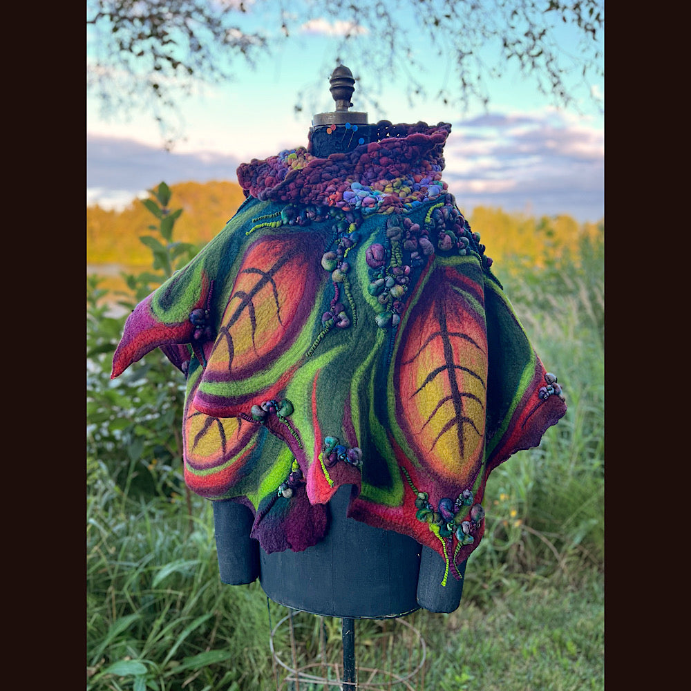 Felted Shawl 90” X 30”