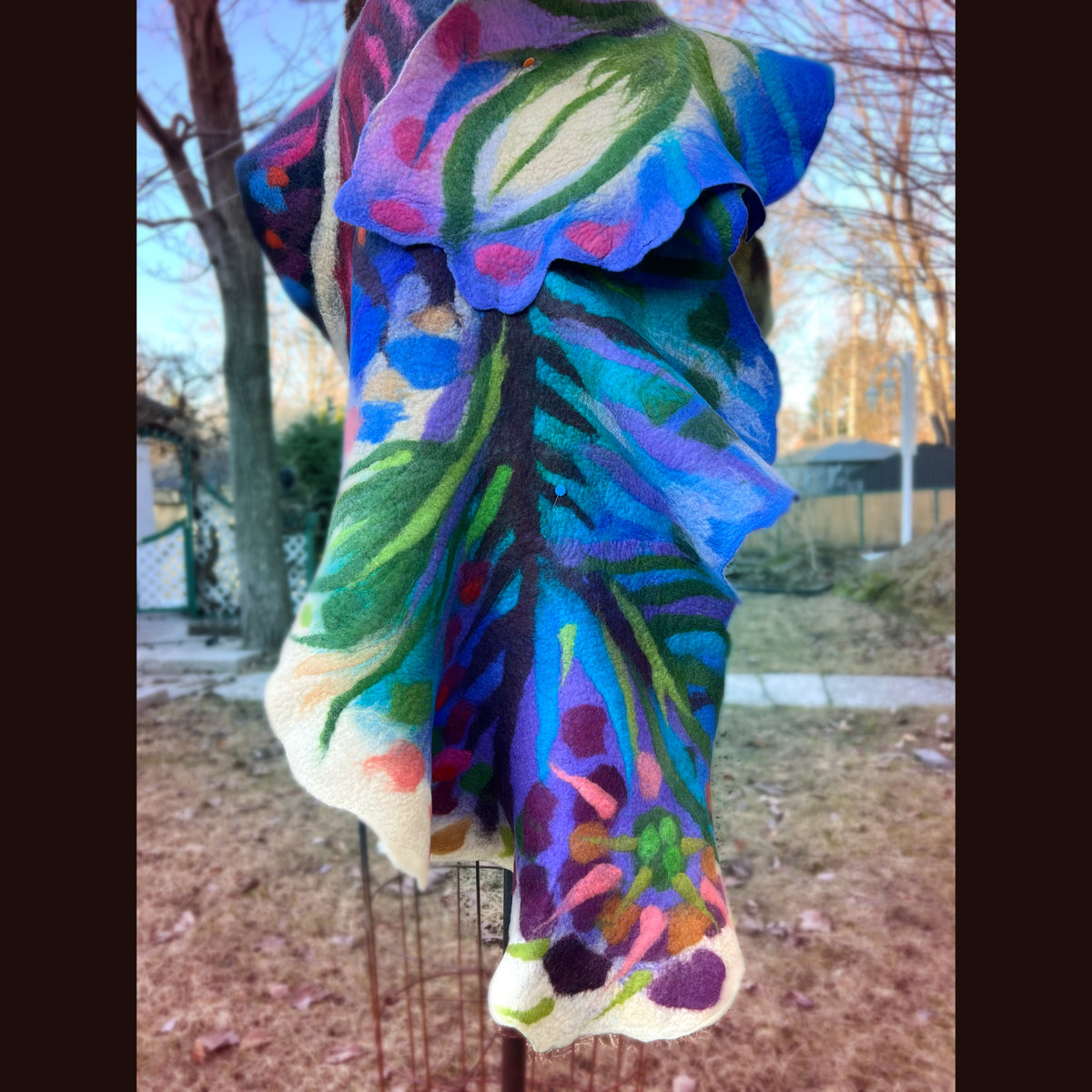 Felted Scarf 72” X 23”