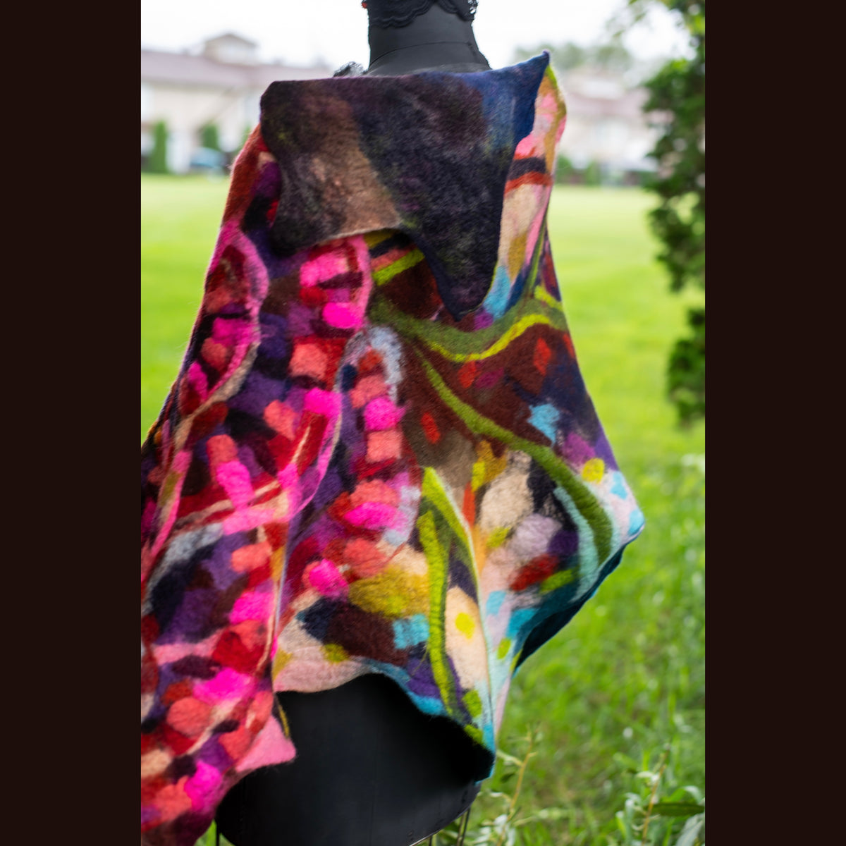 Felted Shawl 80” X 36”