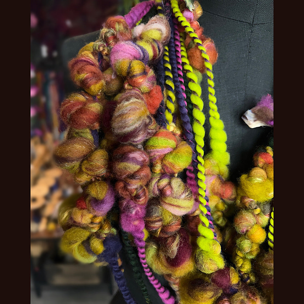 Art yarn for weavers
