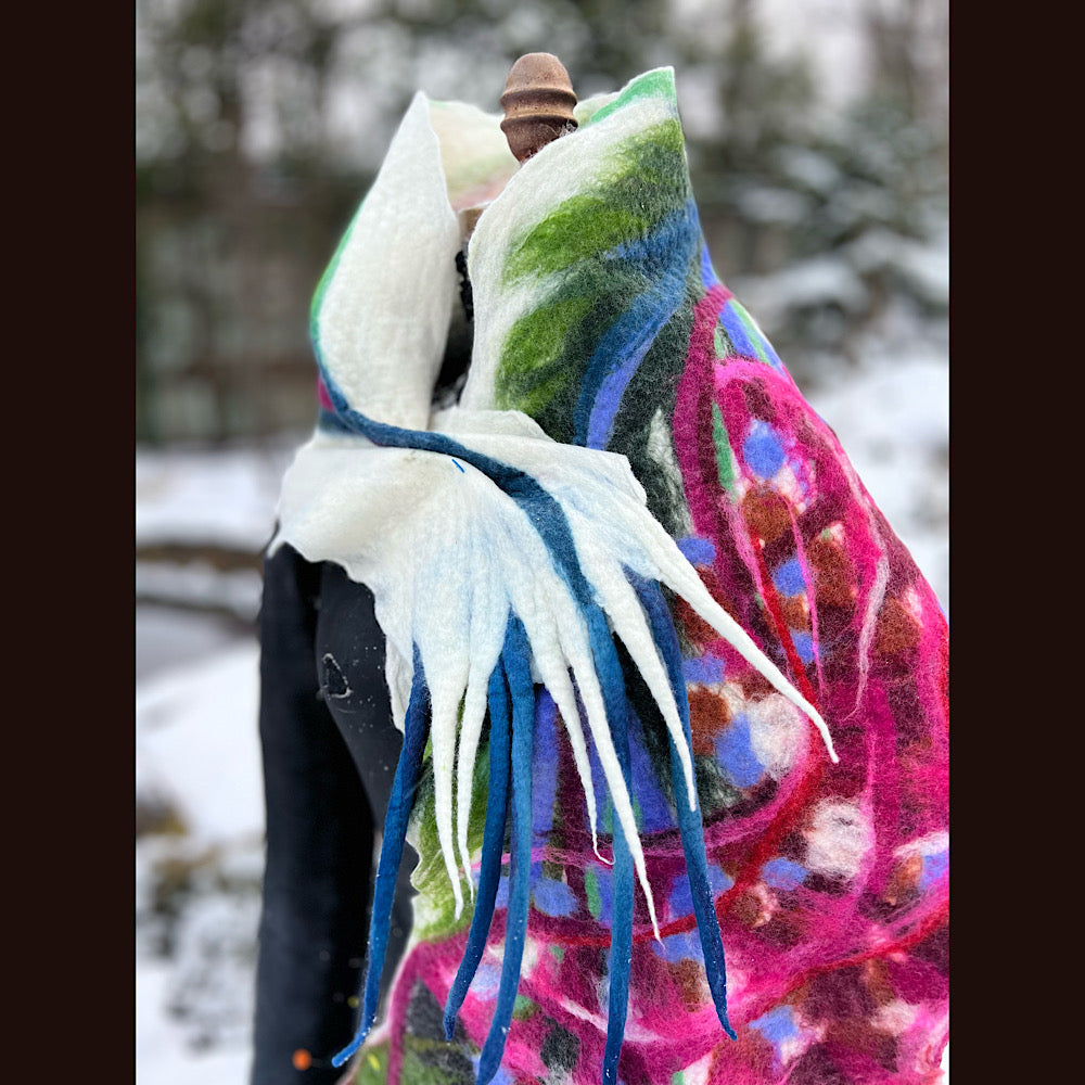 Felted Scarf 73” X 19”