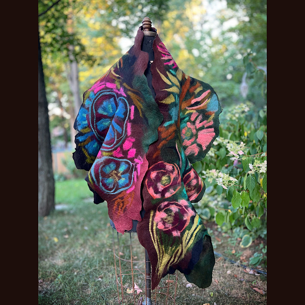 Felted Scarf 80” X 23”