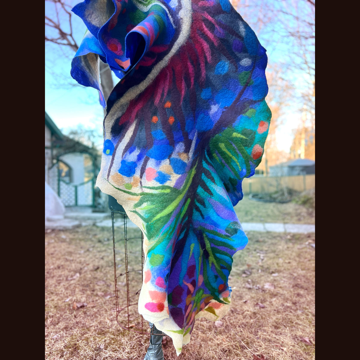 Felted Scarf 72” X 23”