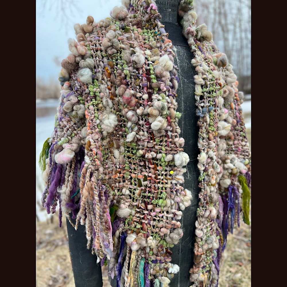 Woven shawl 82” X 37”