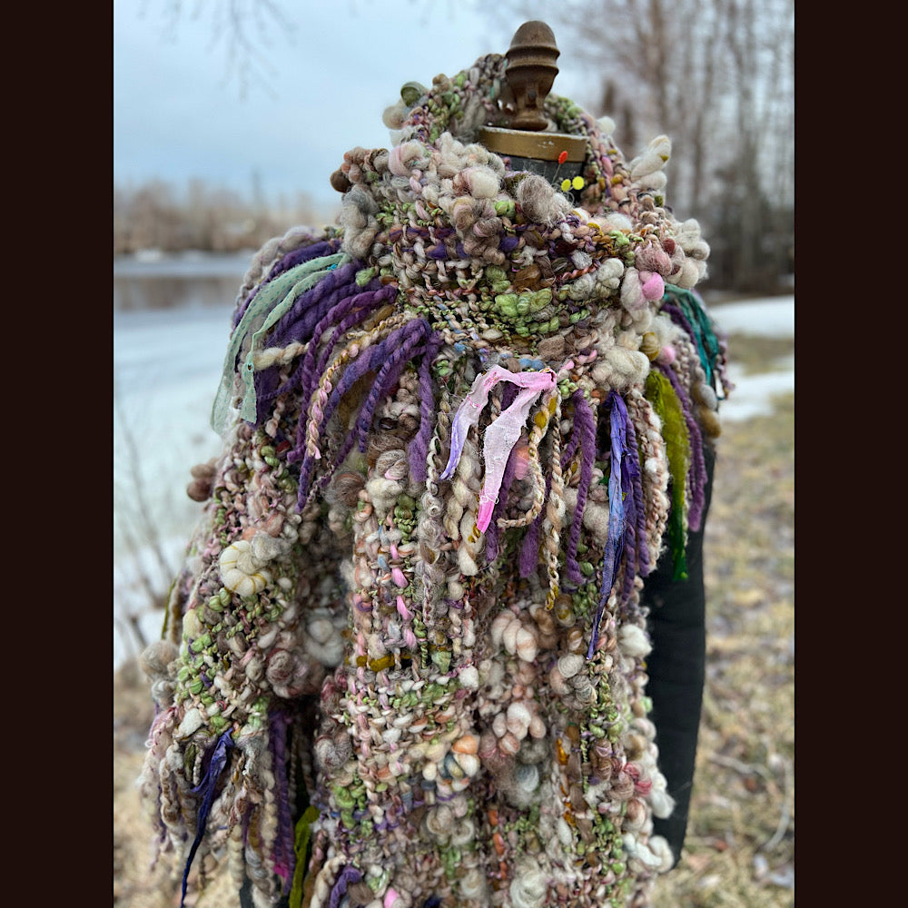 Woven shawl 82” X 37”