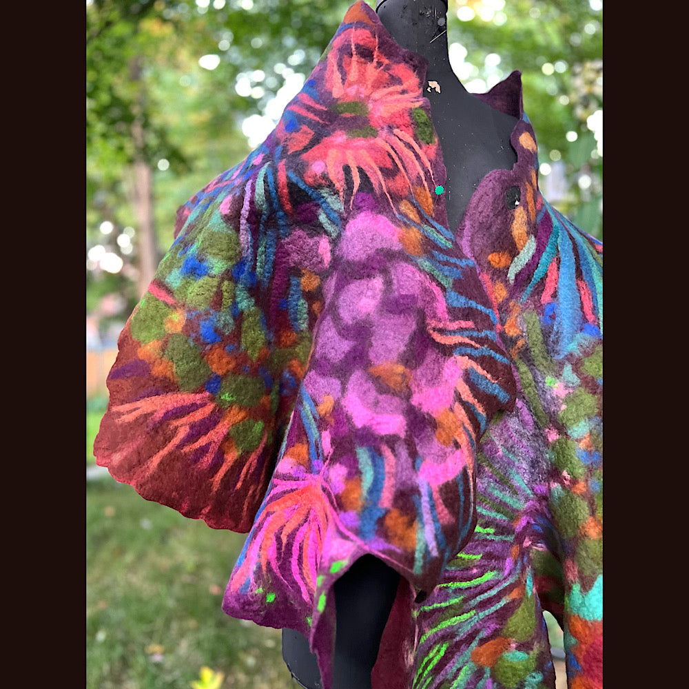 Felted Scarf 80” X 25”