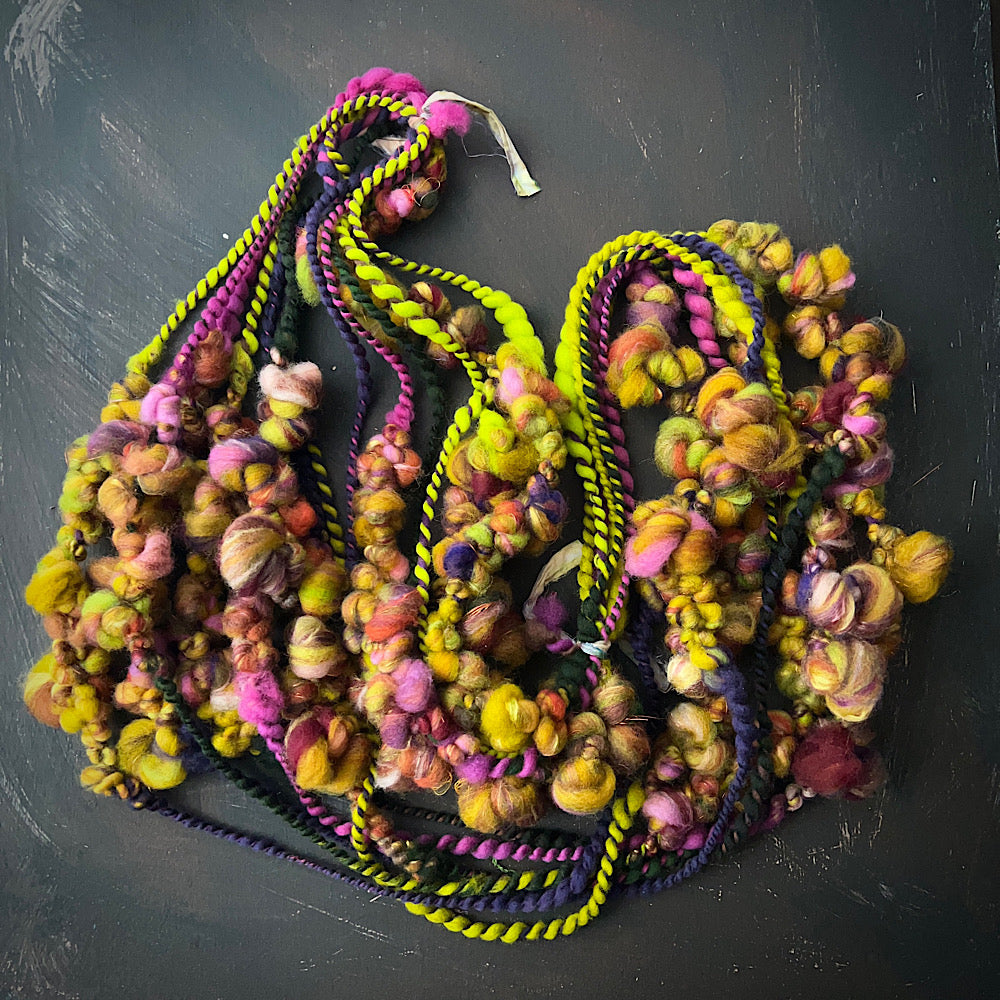 Art yarn for weavers