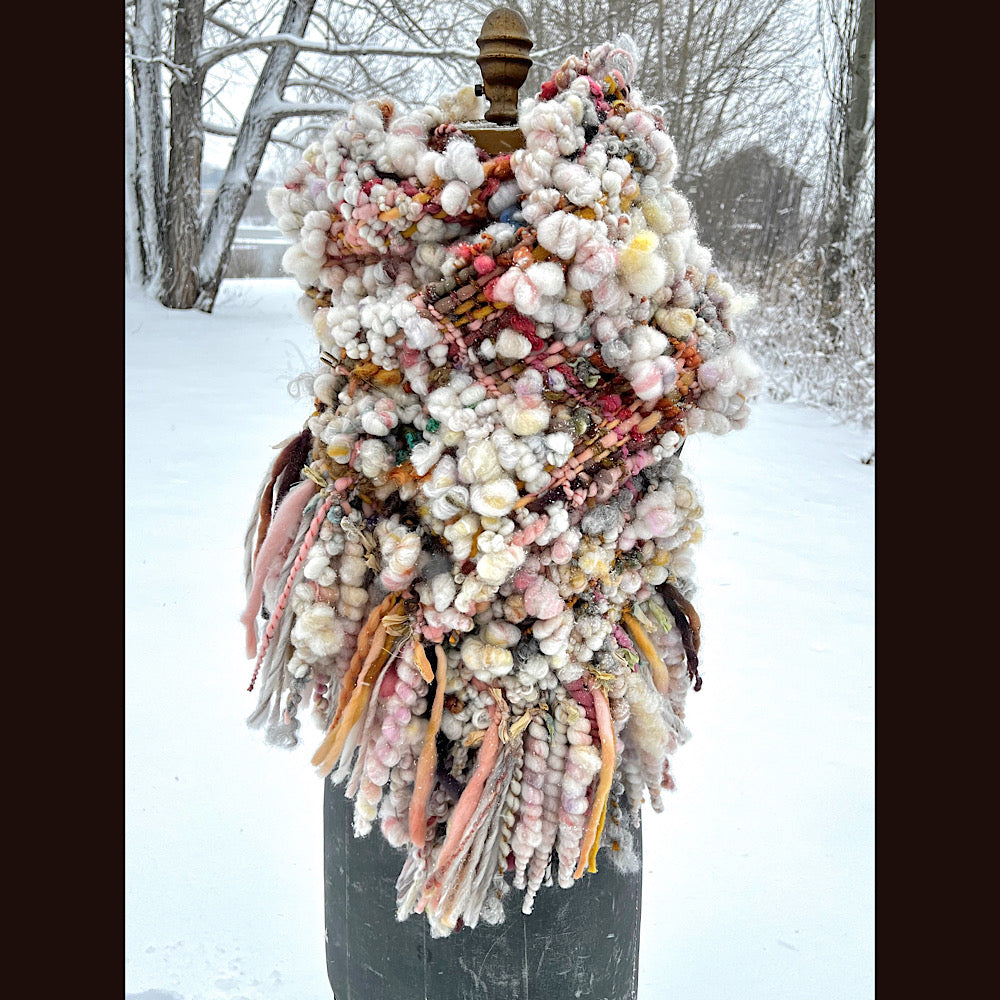 The Golden Rose Scarf 88” X 10”