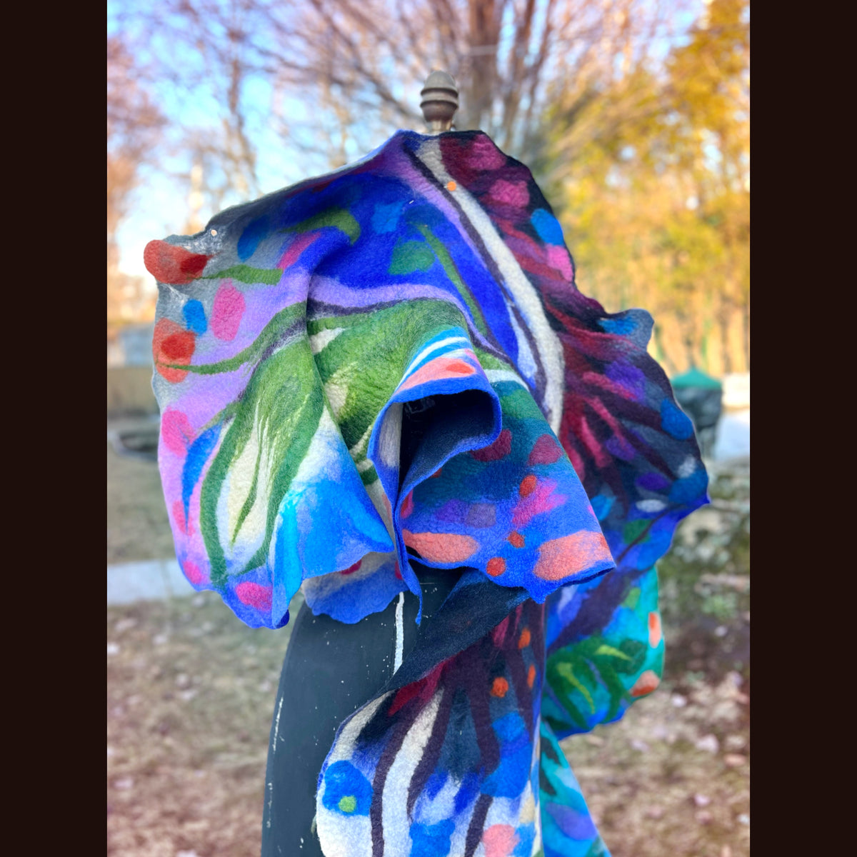 Felted Scarf 72” X 23”