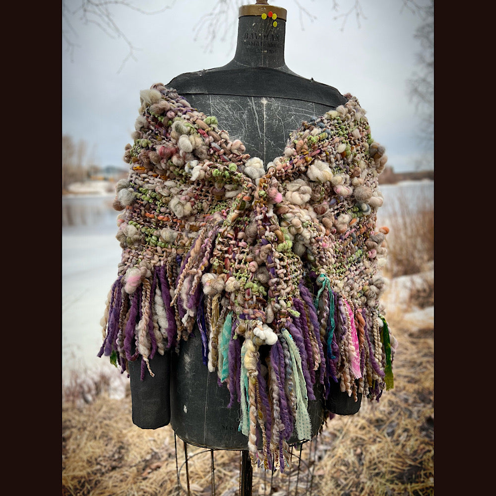 Woven shawl 82” X 37”