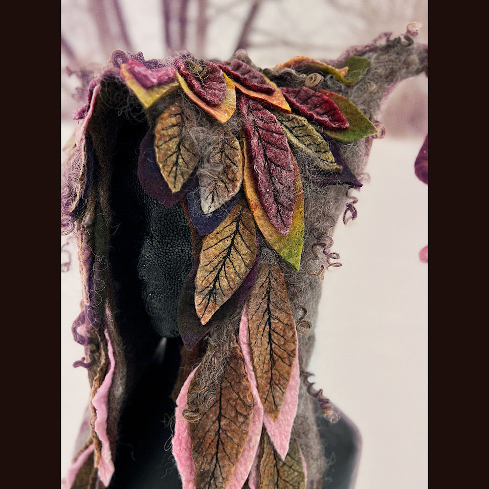 L’esprit des bois felted hood size 24” large