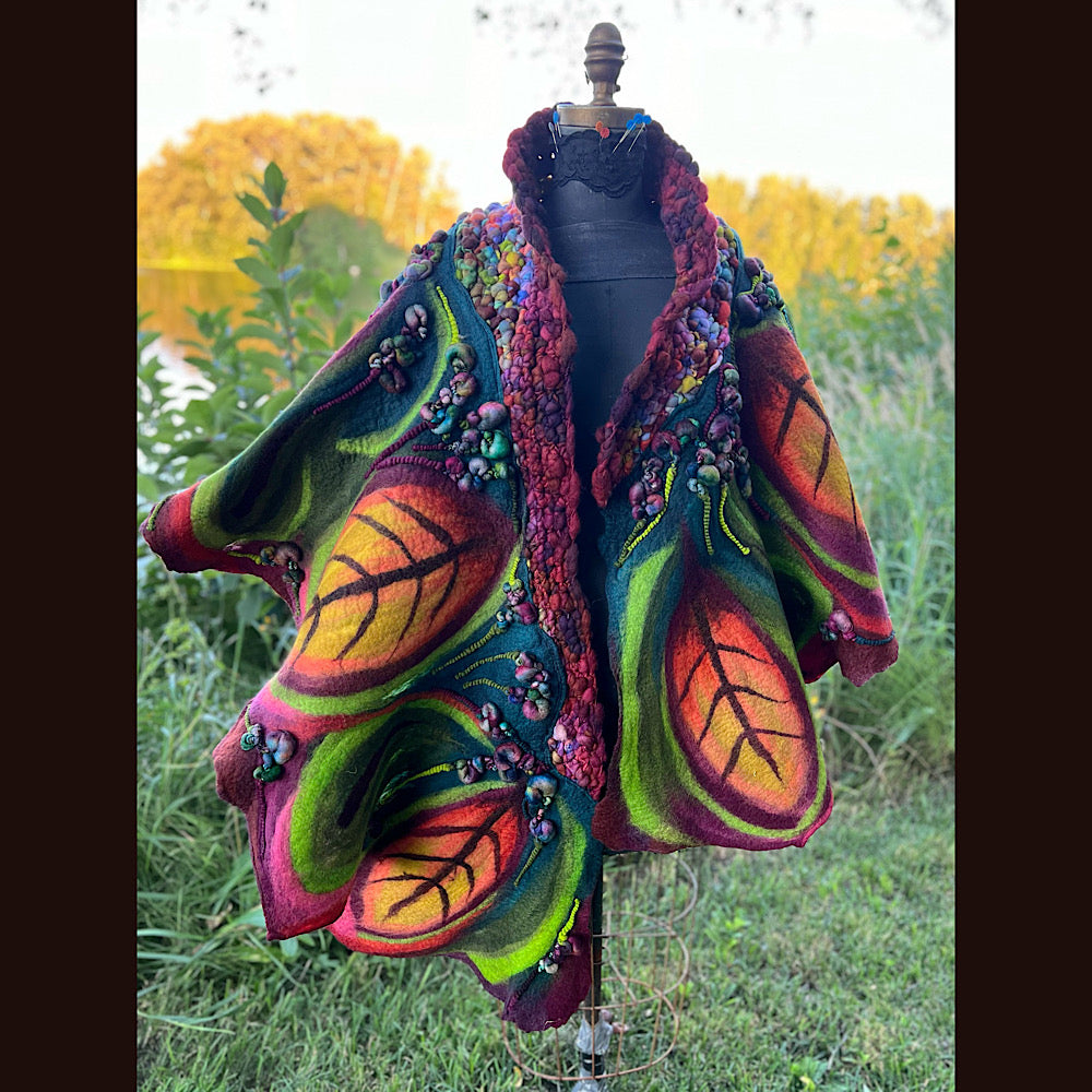 Felted Shawl 90” X 30”