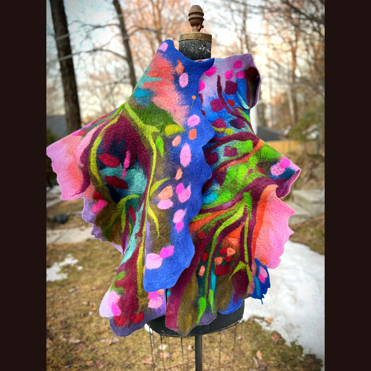 Felted Scarf 76” X 20”
