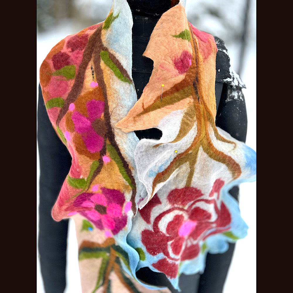 Felted Scarf 82” X 16”