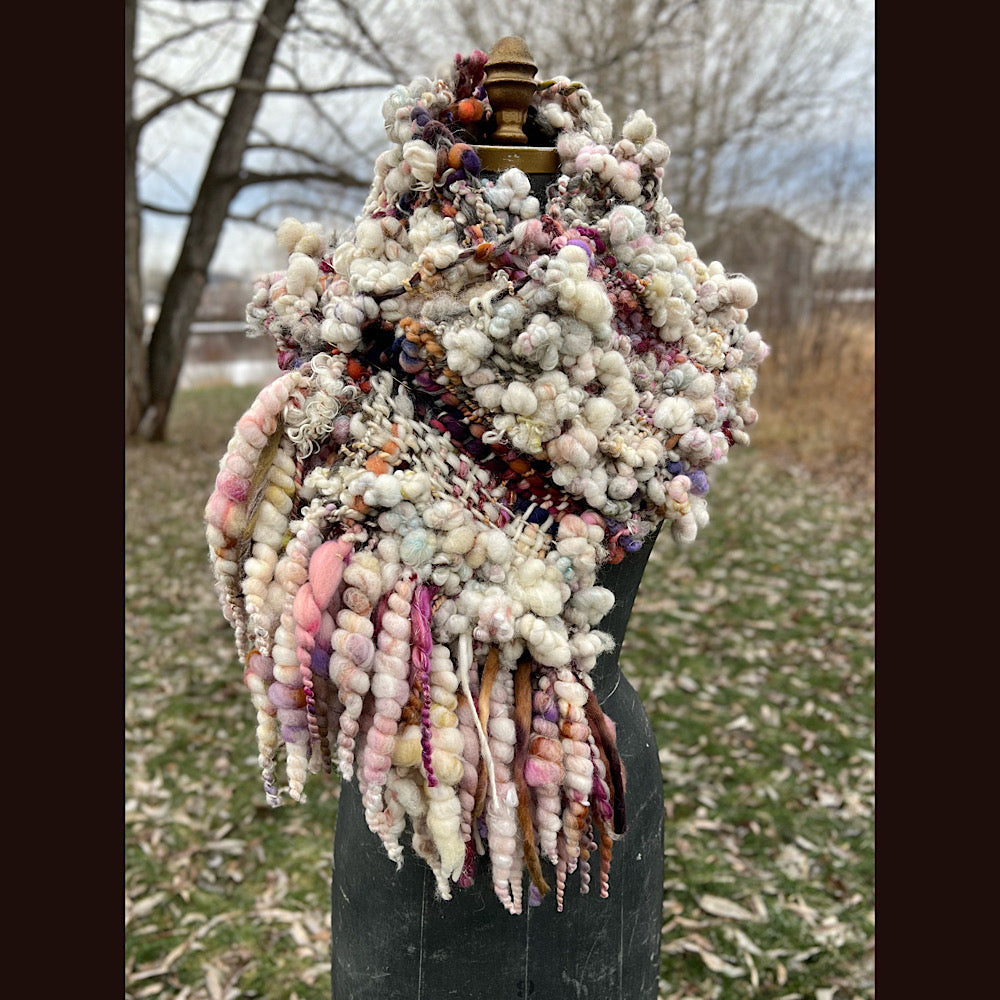 The Golden Rose Scarf 92” X 9”