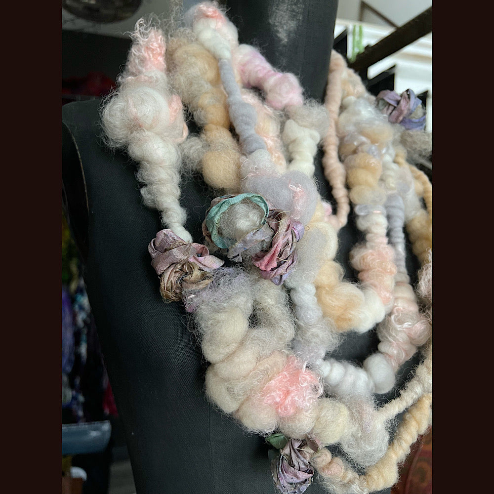 Jumbo art yarn for weavers