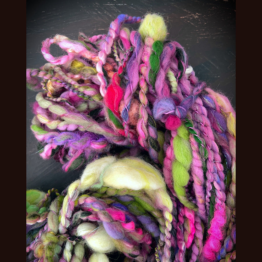 Art yarn for weaving and knitting 3.5 oz