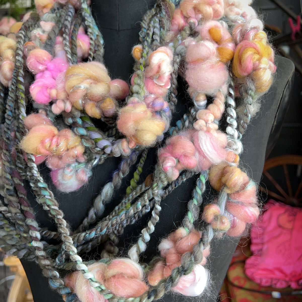 Art yarn for weaving 2.8 oz