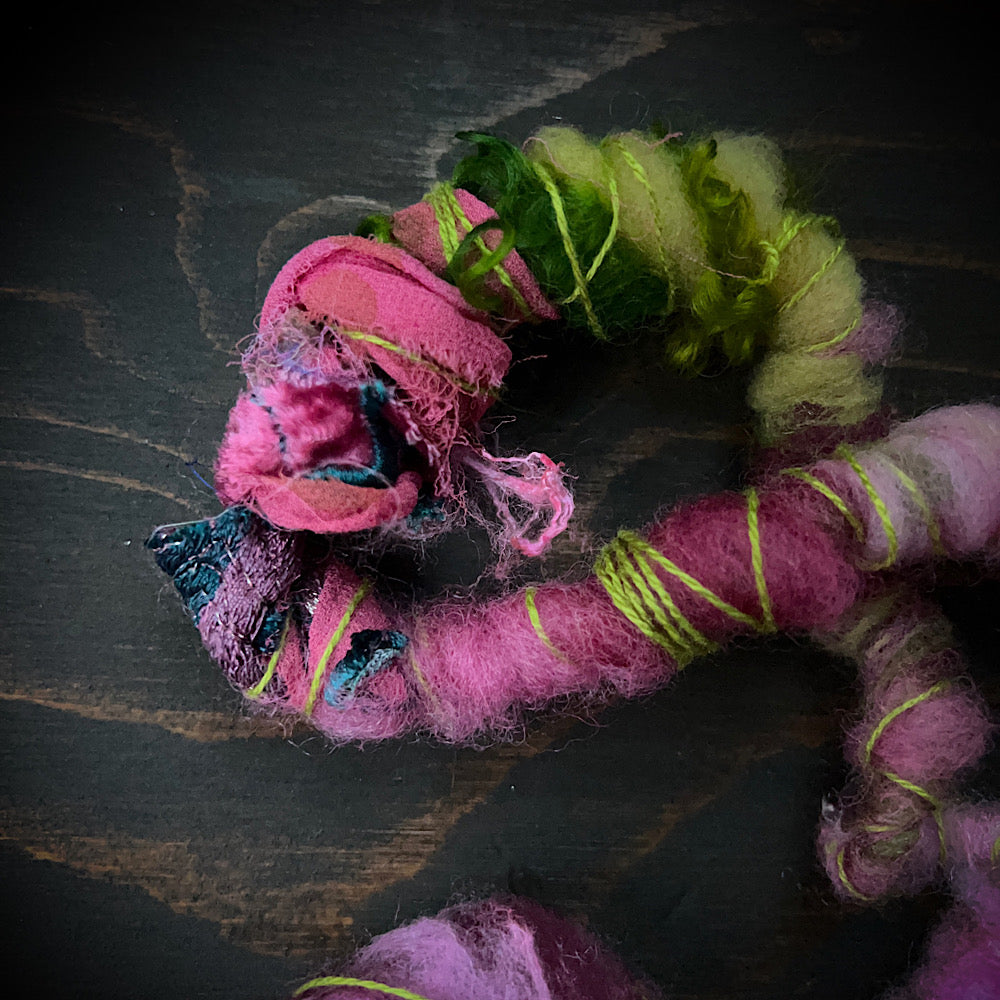 Giant art yarn for weaving 3 yards